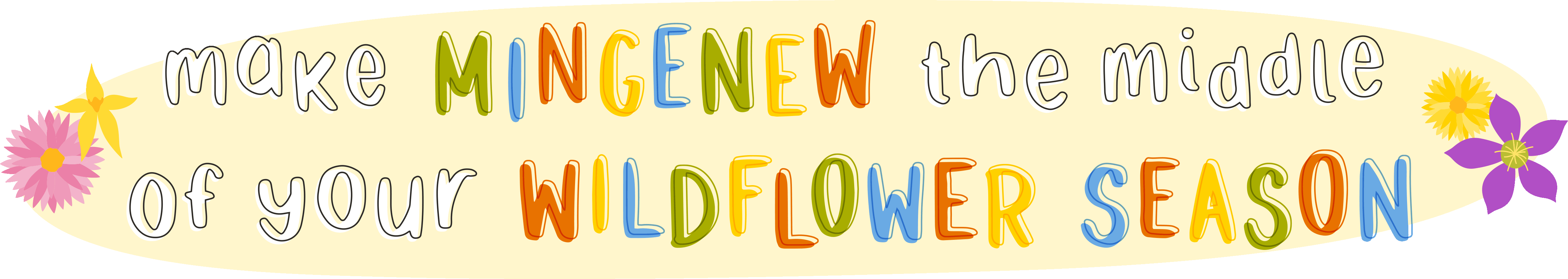 wildflower season logo device